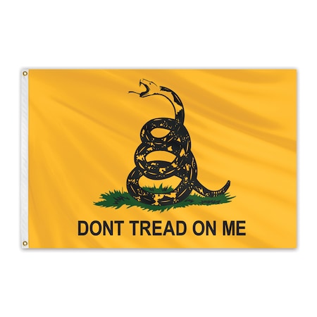 Global Flags Unlimited Gadsden Outdoor Nylon Flag 4'x6' 203838